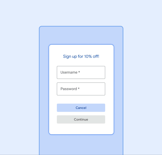 Image of email login screen