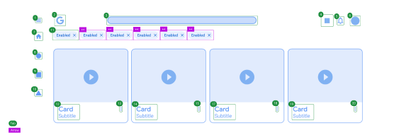 Focus indicators compared against dark and light backgrounds